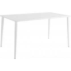Ruokapöytä Nimes, 140cm, valkoinen