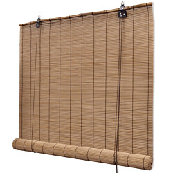Ruskea Bambu rullaverho 80 x 160 cm ruskea