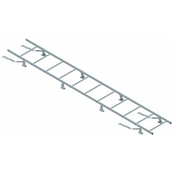 Lapetikas Ruukki SafeGrip tiilikatoille + asennussarja, 2.1m, RR22 harmaa