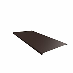 Paloluukun ylälista Ruukki Classic-katteille, Pural BT matta, 2m, RR32 tummanruskea