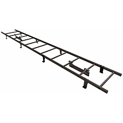 Lapetikas Ruukki SafeGrip, Classic, Nordic ja konesaumakatoille + UniSeam asennussarja, 2.7m, RR32 tummanruskea