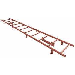 Lapetikas Ruukki SafeGrip, Classic, Nordic ja konesaumakatoille + UniSeam asennussarja, 4.8m, RR750 tiilenpunainen