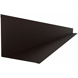 Sisänurkkalista Ruukki seinäpelleille, Pural BT matta, 145x145mm, 3m, RR32 tummanruskea