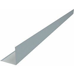 Ulkonurkkalista Ruukki seinäpelleille, polyesteri, 145x145mm, 3m, RR22 harmaa