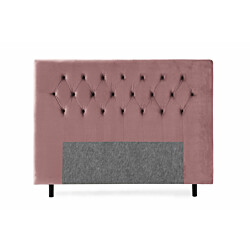 Sängynpääty Berg & Strand Royal Velvet 160cm Sametti roosa