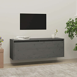 Seinäkaappi 100x30x35 cm mänty harmaa