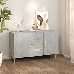 Senkki 100x36x60 cm tekninen puu betoninharmaa