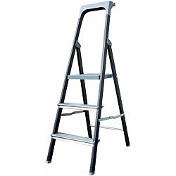 Taloustikkaat Skeppshult Greyline, 3 askelmaa
