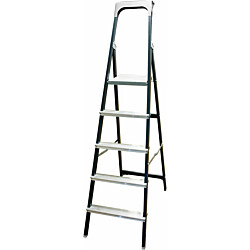 Taloustikkaat Skeppshult Greyline, 5 askelmaa