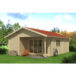 Kesämökki Skan Holz Alberta 2, 40m², peruskattorakenne