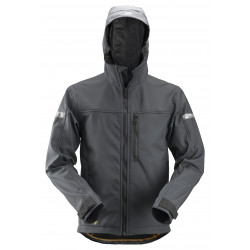 Softshell-takki Snickers AllroundWork 1229, tummanharmaa, S