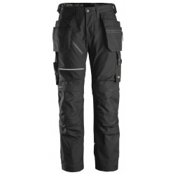 Työhousut Snickers RuffWork Canvas+ 6214, musta, 120