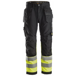 Huomiohousut Snickers AllroundWork 6233, keltainen, 120