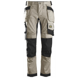 Riipputaskuhousut Snickers AllroundWork 6241, beige, 46