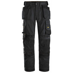 Riipputaskuhousut Snickers AllroundWork 6251, musta, 48