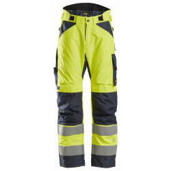 Housut Snickers AllroundWork 6639, keltainen/sininen, L