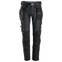 Housut Snickers FlexiWork 6972, tummanharmaa, 62