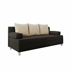Sohva DOVER, 3-istuttava, ruskea/beige (8302)
