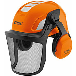 Kypäräsarja Stihl Advance X-Vent, verkkovisiirillä, kuulonsuojaimin