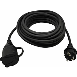 Jatkojohto ulkokäyttöön Timco, 1-osainen, 20m, 3x2,5mm², IP44