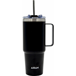 Teräsmuki Airam Jumbo 0.85L musta