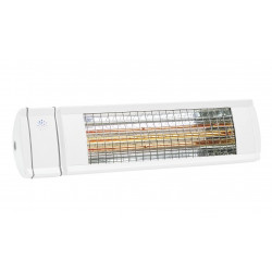 Terassilämmitin HEAT1 Eco High-line, 660-2000W, kaukosäädin, valkoinen