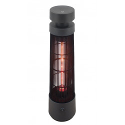 Terassilämmitin HEAT1 Eco High-line Cone, pöydän alle, 1200W, musta