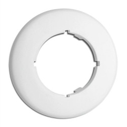 Peitelevy THPG, himmentimille ja datarasioille, pyöreä, 1-osainen, valkoinen, duroplast