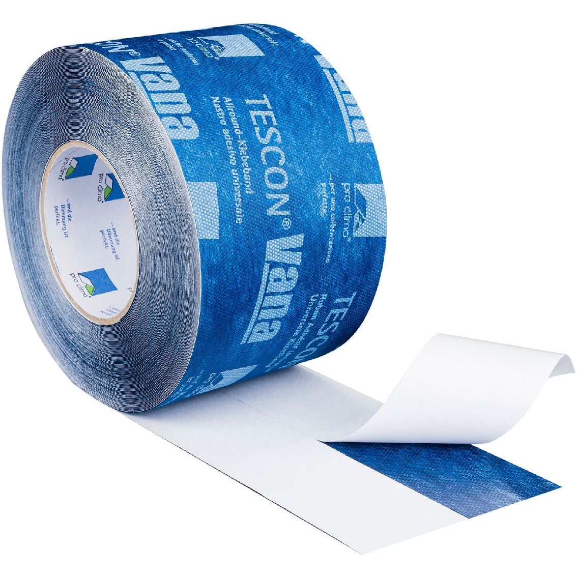 Tiivistysteippi Tescon Vana, 100mm x 30m, yleistiivistys- ja tuulensuojateippi