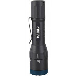 Ladattava taskulamppu Mareld Flare 1000RE, IP68, hybridi, musta