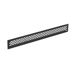 Tuuletusritilä IMA Slim, 60x484mm, mattamusta