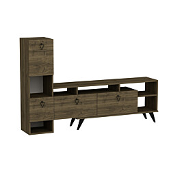 TV-taso Linento Furniture Emmy, pähkinäpuu