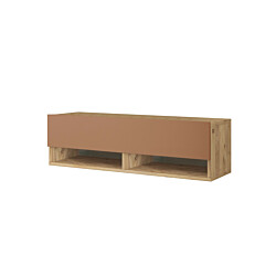 TV-taso Linento Furniture FR13, tiilenpunainen/atlassetri