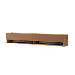 TV-taso Linento Furniture FR9, tiilenpunainen/atlassetri