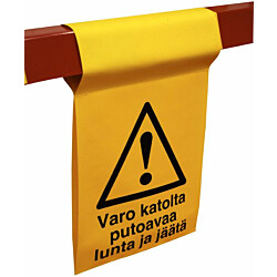 Varoituslippu kiinteistöpuomiin