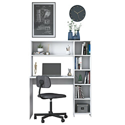 Työpöytä Linento Furniture HA104, valkoinen