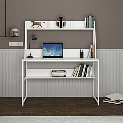 Työpöytä Linento Furniture Majestic, valkoinen