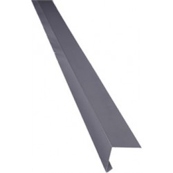 Päätypelti Keraplast, 40+40 90°, tummanharmaa, 1.25m, + PC täytesoiro