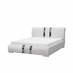 Verhoiltu sänky NIKO 180x200, hopea (0606)