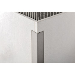 Kulmasuojalista Progress Profiles Proedge AC, tarrakiinnitys, 20x20x2700mm, kiillotettu rst