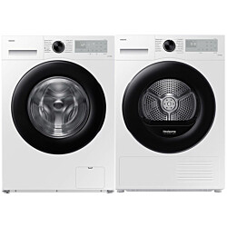 Pyykinpesukone ja kuivausrumpu Samsung  WW80CGC04CAHEE sekä DV80CGC0B0AHEE, 8kg
