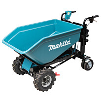 Akkuavusteinen kottikärry Makita LXT DCU603Z, max 180kg, 4x18V, ilman akkua