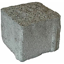 Pihakivi Rudus Artik-noppa, 92x92x80mm, profiloitu, hienopesty, harmaa