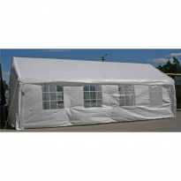 Juhlateltta Home4you, 4x8m, valkoinen