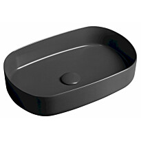 Malja-allas Interia Infinity Oval 550x360 mm, antrasiitti