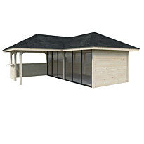 Katos Palmako Bianca Set 222, sis.liukuovet 24,9 m²