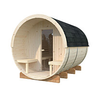 Tynnyrisauna Palmako Anita 1,6+0,7 m²
