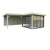 Kesähuone Palmako Lenna Set 412, sis.liukuovet 24,9 m²