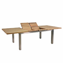 Jatkettava ruokapöytä Home4You Nautica 200/250/300x100, tiikki