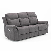 Mekanismisohva Home4You Milo 3-istuttava harmaa